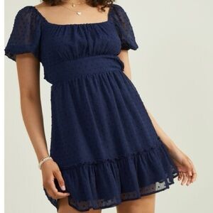 Altar'd State Navy Blue Dress